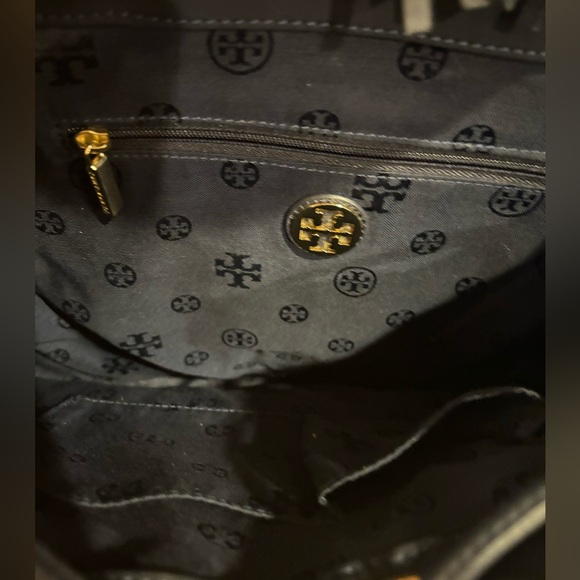 Tory Burch Quilted Nylon Navy Backpack - Picture 8 of 14